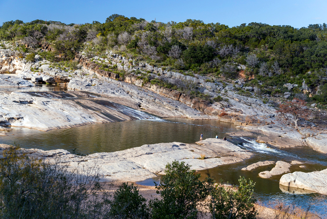 Pedernales Falls State Park, Hill country,  Texas